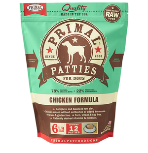 Primal Raw Frozen Patties